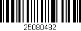 Código de barras (EAN, GTIN, SKU, ISBN): '25080482'