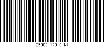 Código de barras (EAN, GTIN, SKU, ISBN): '25083_170_0_M'