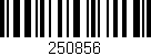 Código de barras (EAN, GTIN, SKU, ISBN): '250856'