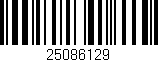Código de barras (EAN, GTIN, SKU, ISBN): '25086129'
