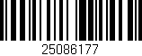 Código de barras (EAN, GTIN, SKU, ISBN): '25086177'