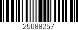 Código de barras (EAN, GTIN, SKU, ISBN): '25088257'