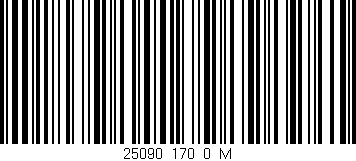 Código de barras (EAN, GTIN, SKU, ISBN): '25090_170_0_M'