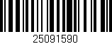 Código de barras (EAN, GTIN, SKU, ISBN): '25091590'