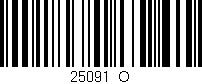 Código de barras (EAN, GTIN, SKU, ISBN): '25091_O'