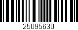 Código de barras (EAN, GTIN, SKU, ISBN): '25095630'