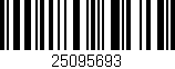Código de barras (EAN, GTIN, SKU, ISBN): '25095693'