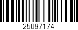 Código de barras (EAN, GTIN, SKU, ISBN): '25097174'