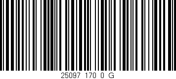 Código de barras (EAN, GTIN, SKU, ISBN): '25097_170_0_G'