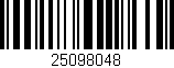 Código de barras (EAN, GTIN, SKU, ISBN): '25098048'