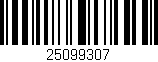 Código de barras (EAN, GTIN, SKU, ISBN): '25099307'