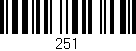 Código de barras (EAN, GTIN, SKU, ISBN): '251'
