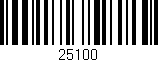 Código de barras (EAN, GTIN, SKU, ISBN): '25100'