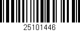 Código de barras (EAN, GTIN, SKU, ISBN): '25101446'