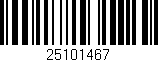 Código de barras (EAN, GTIN, SKU, ISBN): '25101467'