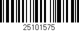 Código de barras (EAN, GTIN, SKU, ISBN): '25101575'