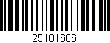 Código de barras (EAN, GTIN, SKU, ISBN): '25101606'