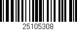 Código de barras (EAN, GTIN, SKU, ISBN): '25105308'