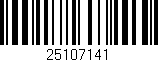 Código de barras (EAN, GTIN, SKU, ISBN): '25107141'