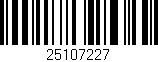 Código de barras (EAN, GTIN, SKU, ISBN): '25107227'