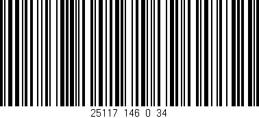 Código de barras (EAN, GTIN, SKU, ISBN): '25117_146_0_34'