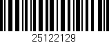 Código de barras (EAN, GTIN, SKU, ISBN): '25122129'