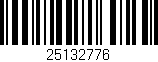 Código de barras (EAN, GTIN, SKU, ISBN): '25132776'