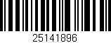Código de barras (EAN, GTIN, SKU, ISBN): '25141896'
