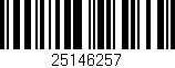 Código de barras (EAN, GTIN, SKU, ISBN): '25146257'
