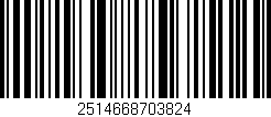 Código de barras (EAN, GTIN, SKU, ISBN): '2514668703824'