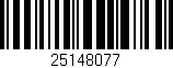 Código de barras (EAN, GTIN, SKU, ISBN): '25148077'