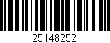 Código de barras (EAN, GTIN, SKU, ISBN): '25148252'