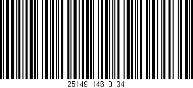 Código de barras (EAN, GTIN, SKU, ISBN): '25149_146_0_34'