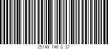 Código de barras (EAN, GTIN, SKU, ISBN): '25149_146_0_37'