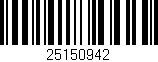 Código de barras (EAN, GTIN, SKU, ISBN): '25150942'