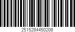 Código de barras (EAN, GTIN, SKU, ISBN): '2515284450208'