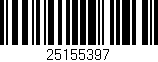 Código de barras (EAN, GTIN, SKU, ISBN): '25155397'
