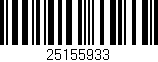 Código de barras (EAN, GTIN, SKU, ISBN): '25155933'