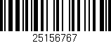 Código de barras (EAN, GTIN, SKU, ISBN): '25156767'