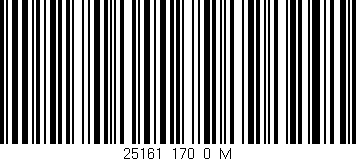 Código de barras (EAN, GTIN, SKU, ISBN): '25161_170_0_M'