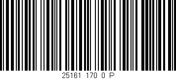 Código de barras (EAN, GTIN, SKU, ISBN): '25161_170_0_P'