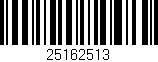 Código de barras (EAN, GTIN, SKU, ISBN): '25162513'