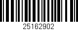 Código de barras (EAN, GTIN, SKU, ISBN): '25162902'