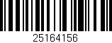 Código de barras (EAN, GTIN, SKU, ISBN): '25164156'