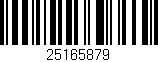 Código de barras (EAN, GTIN, SKU, ISBN): '25165879'