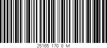 Código de barras (EAN, GTIN, SKU, ISBN): '25165_170_0_M'