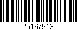 Código de barras (EAN, GTIN, SKU, ISBN): '25167913'