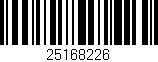 Código de barras (EAN, GTIN, SKU, ISBN): '25168226'