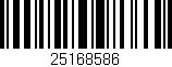 Código de barras (EAN, GTIN, SKU, ISBN): '25168586'
