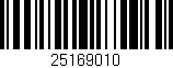 Código de barras (EAN, GTIN, SKU, ISBN): '25169010'